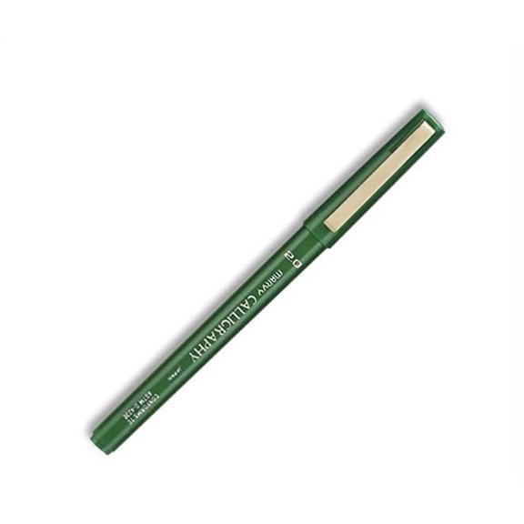 Uchida - Marvy Calligraphy Pen - Fine Point- 2mm - Green