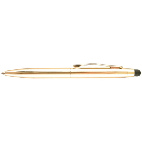 Uchida St. Tropez Petite 2-In-1 Stylus Pen W/Black Ink-Gold Barrel