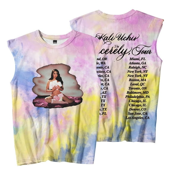 Uchis The Sincerely Tour 2025 Merch Sleeveless T-Shirts Women Men HipHop Tank Tops Tee