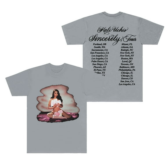 Uchis The Sincerely Tour 2025 T-Shirts Streetwear Tee Women Men Fashion Short Sleeve