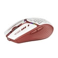 thumbnail image 1 of Uciefy Bluetooth Wireless Mouse, USB C Rechargeable Battery Level Visible Mouse with USB Receiver & Type-C Adapter for Laptop/PC/Mac/iPad-Red, 1 of 7
