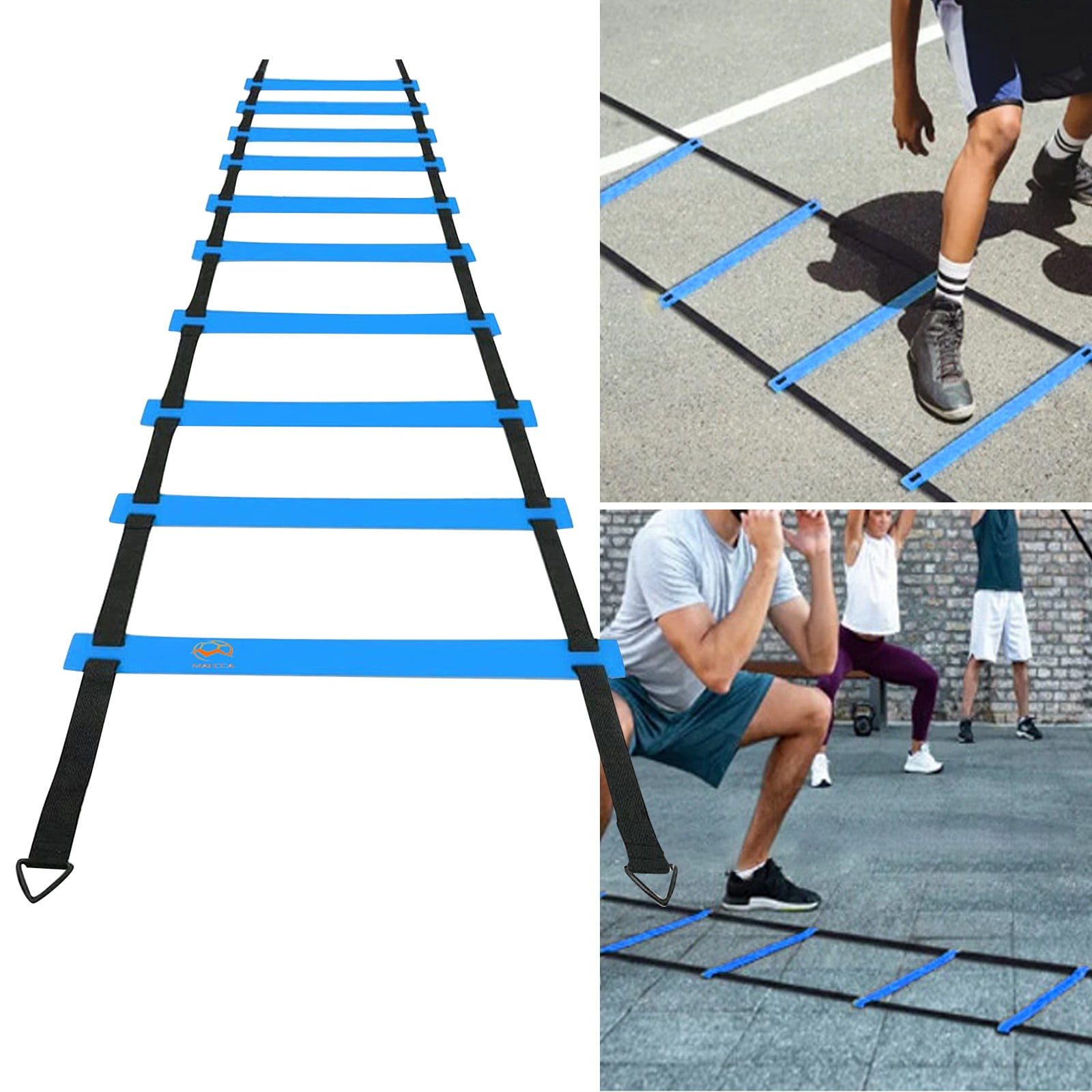 Uclet Fitness & Yoga Equipment 12 Rung Agility Ladder Speed Ladder ...