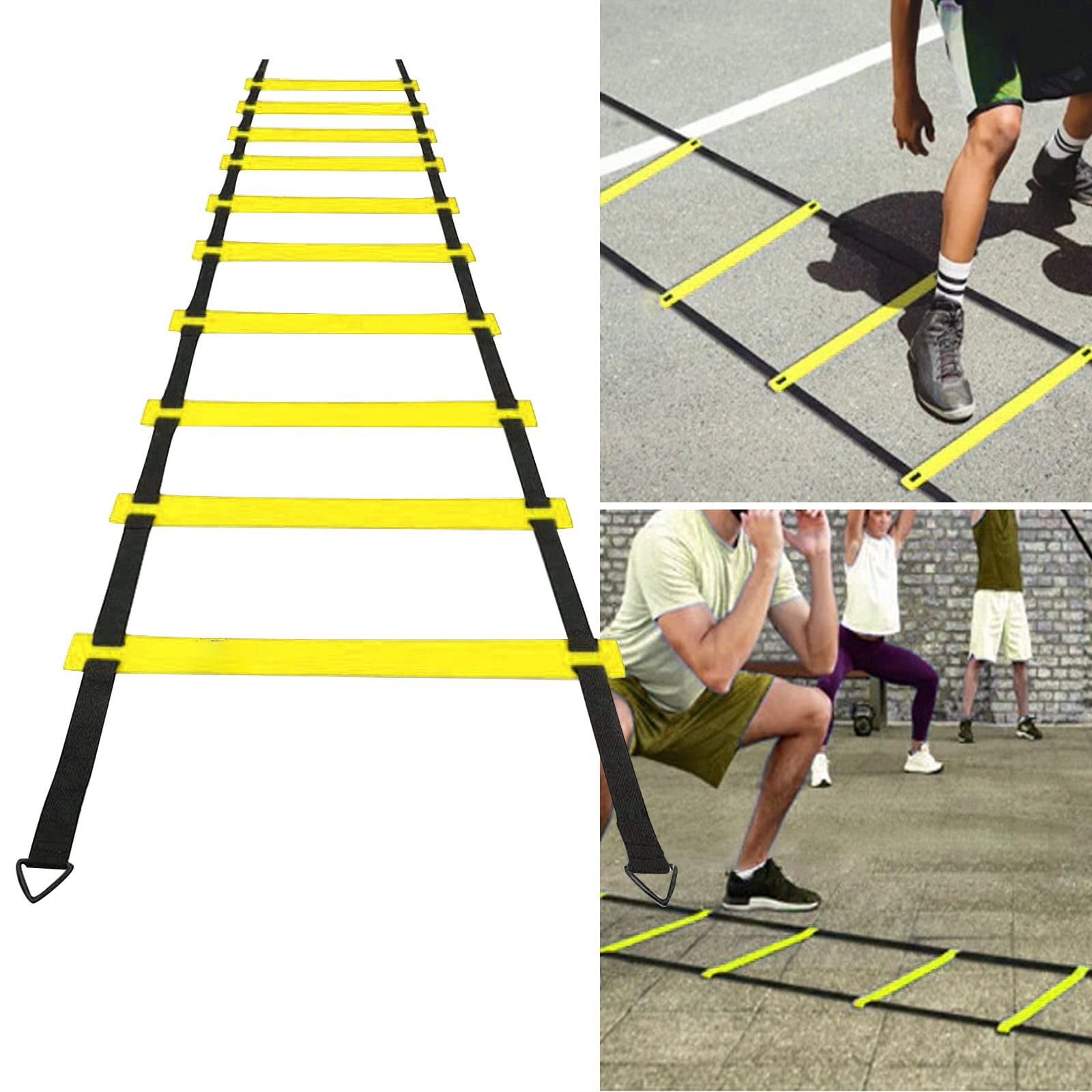 Uclet Fitness & Yoga Equipment 12 Rung Agility Ladder Speed Ladder ...
