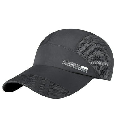 Uclet Mission Hats For Men Running Hat Outdoor Mesh Quick Dry Hat Thin Cool Baseball Cap for Women and Men Cooling Hats For Men Sun Hats For Men Fitted Hats For Men Gray One Size Clearance！