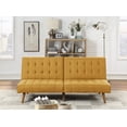 thumbnail image 1 of Ucloveria Modern Convertible Sofa 71" Couch Polyfiber Plush Tufted Cushion Sofa Wooden Legs, 1 of 7