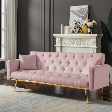 Ucloveria Sleeper Sofa Couch for Compact Living Space, Convertible Folding Futon Sofa Bed