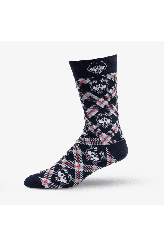 Uconn Cotton Socks, Large/X-Large