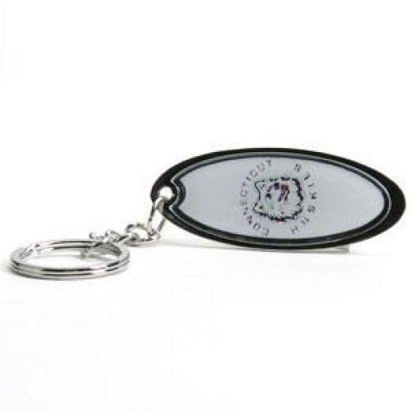 Uconn Huskies Key Chain - Chrome