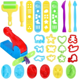 PLAY DOH 50+ Pieces Dough Mold Accessories Tools Cutters Random
