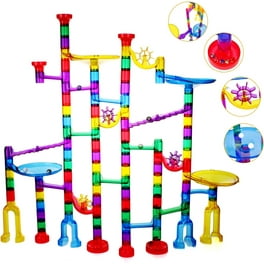 113 Pieces 3D Marble Run Set Construction Building Blocks STEM Learning  Games Early Education for Age 3+ Boys & Girls