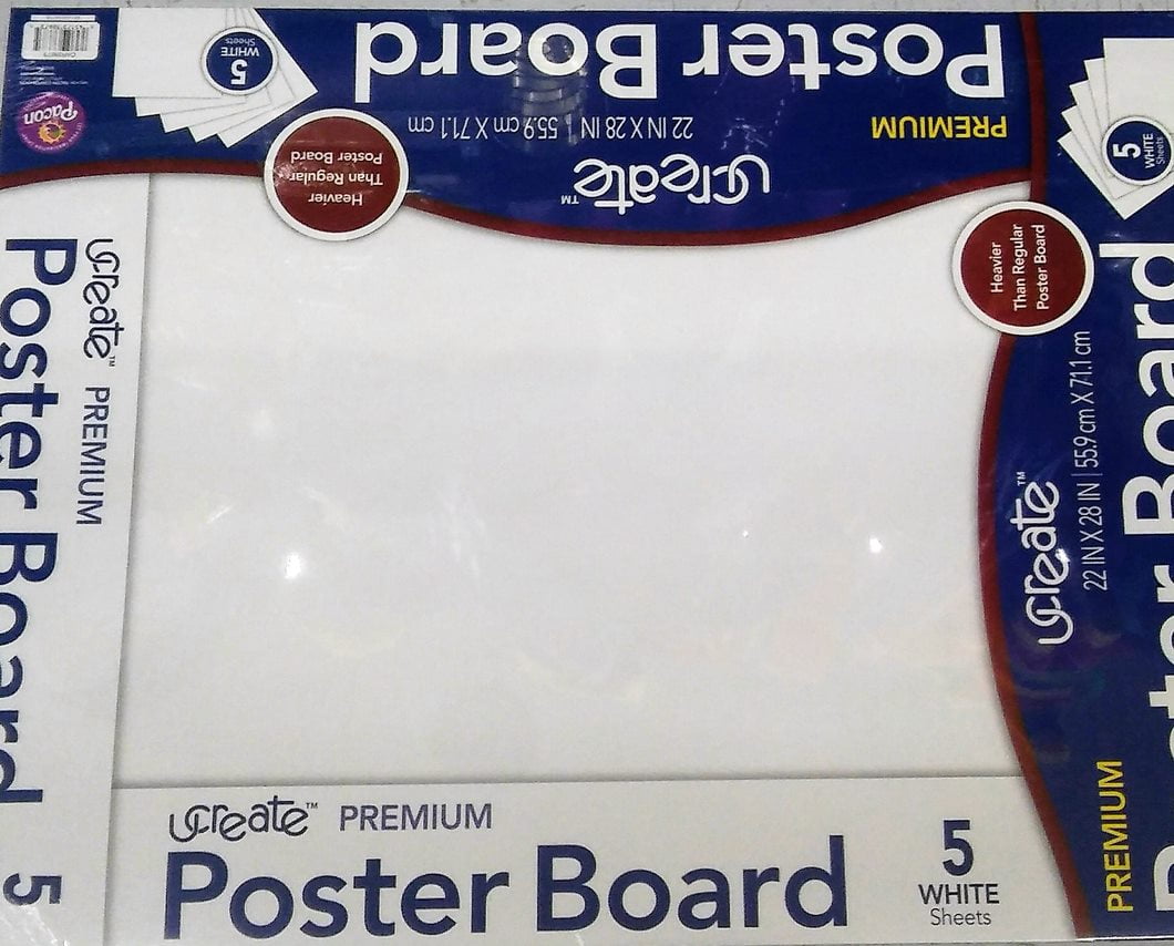 Ucreate Poster Board Prem White 2