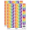 thumbnail image 1 of Udder Fail Cow Teacher Student School Sticker Set - Rainbow - Gloss Finish - 2.00" Large, 1 of 7