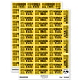 thumbnail image 1 of Udder Fail Cow Teacher Student School Sticker Set - Yellow - Gloss Finish - 1.5" Small, 1 of 7