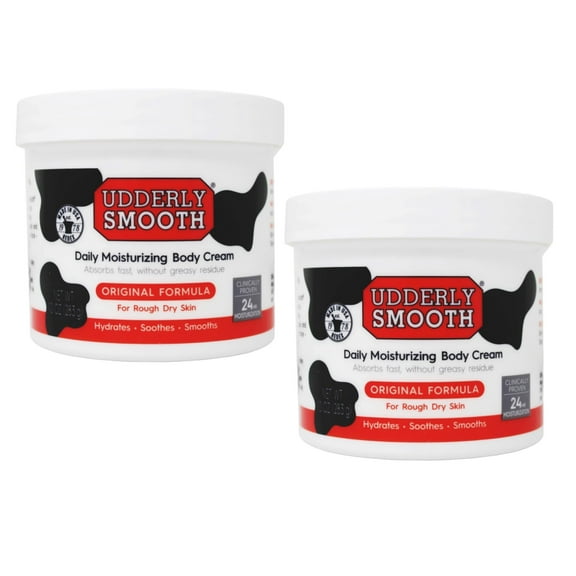 Udderly Smooth Body Cream 10 oz (Pack of 2)