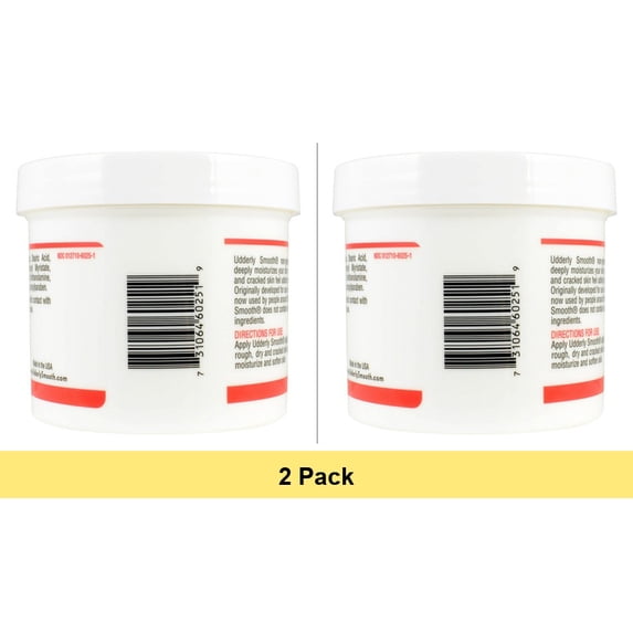 Udderly Smooth Body Cream Skin Moisturizer Original Formula for Rough Dry Skin, 10 Ounce - 2 Pack