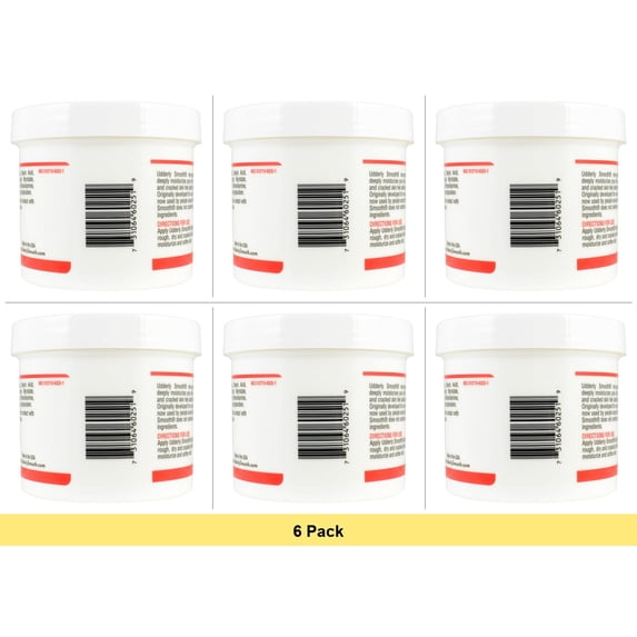 Udderly Smooth Body Cream Skin Moisturizer Original Formula for Rough Dry Skin, 10 Ounce - 6 Pack