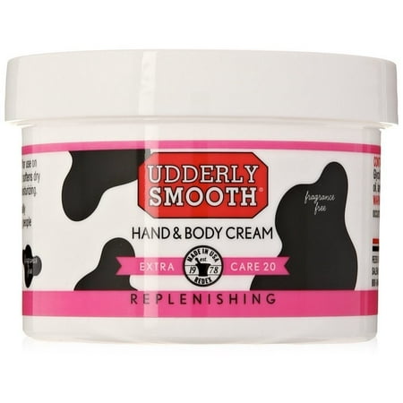 Udderly Smooth Extra Care 20 Replenishing Hand & Body Cream, 8 oz (2 pack) (Bundle)