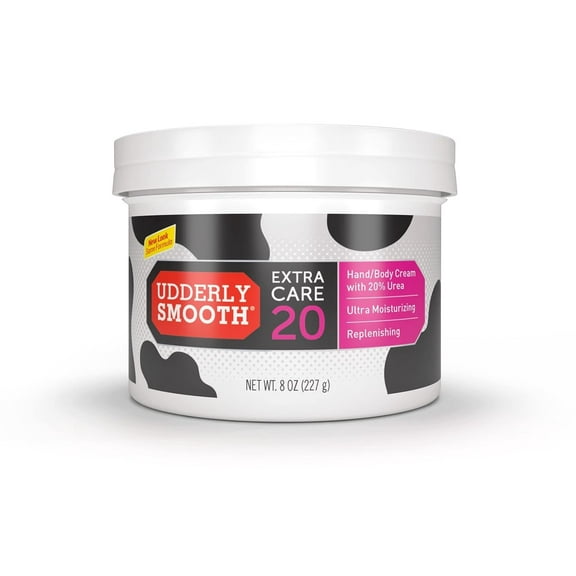 Udderly Smooth Extra Care Cream HYZ01 with 20% Urea, Replenishing, 8 oz (Pack of 3)