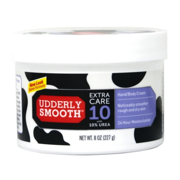 Udderly Smooth Extra Care Cream with 10% Urea, Unscented, 8 Ounce by Udderly Smooth