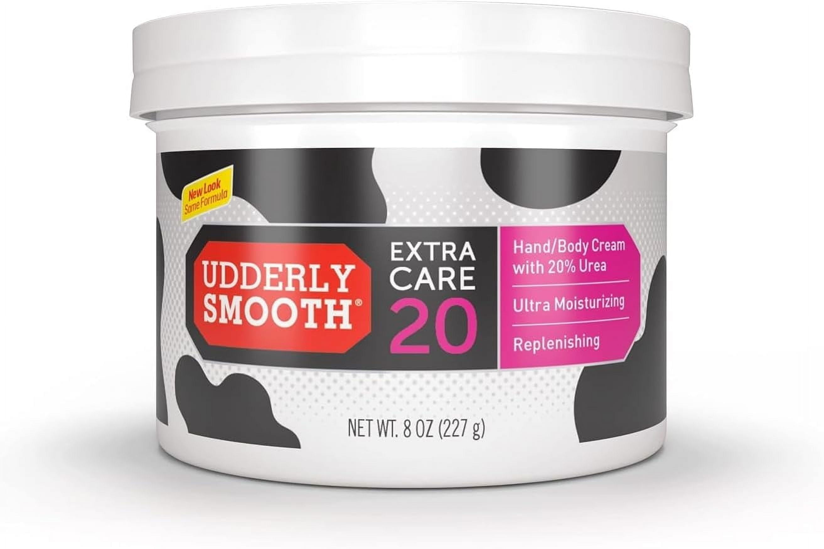 Udderly Smooth Extra Care Cream with 20% Urea, Replenishing, 8 oz (Pack of 4)