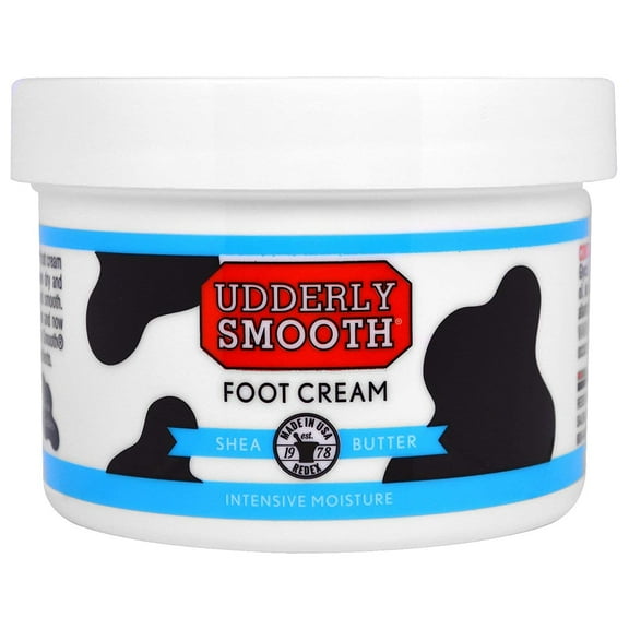 Udderly Smooth Foot Cream Jar, 8 Ounce