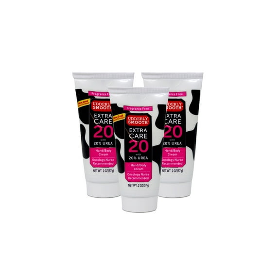 Udderly Smooth Hand & Body Cream, Extra Care 20, 2 oz, Pack of 3