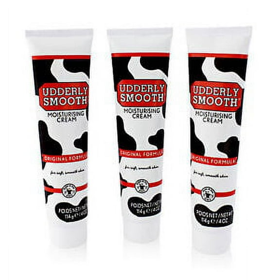 Udderly Smooth Original Hand Cream 4oz (purse size) ( 3 pack ) GERIMED