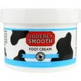 thumbnail image 1 of Udderly Smooth Shea Butter Foot Cream Moisturizing Lotion for Dry, Chapped, Rough, Cracked Skin, Lightly Scented, 8 Oz Jar, 1 of 4