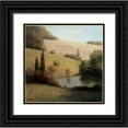 thumbnail image 1 of Udell 12x12 Black Ornate Wood Framed with Double Matting Museum Art Print Titled - Inspired Hillsides I, 1 of 4