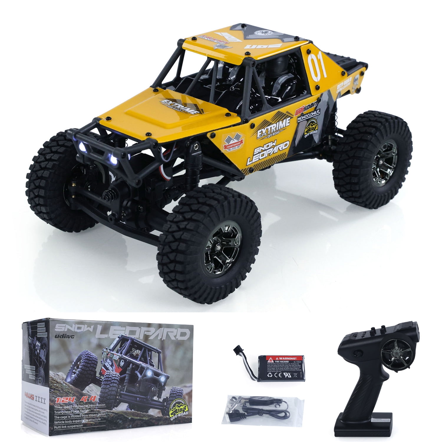 Crawler électrique Radiokontrol 1/5 RTR - 94580, échelle 1/5, Neuf Sous Blister