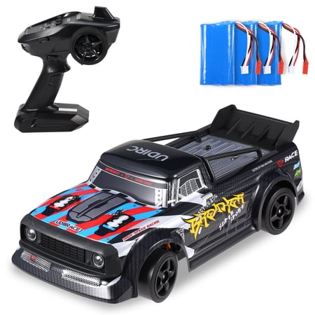 UdiRC UD1601 RC Drift Car 1/16 RC Car 2.4GHz 4WD 30km/h RC Race Car High Speed Kids Gift RTR with Electronic Stability System 3 Battery