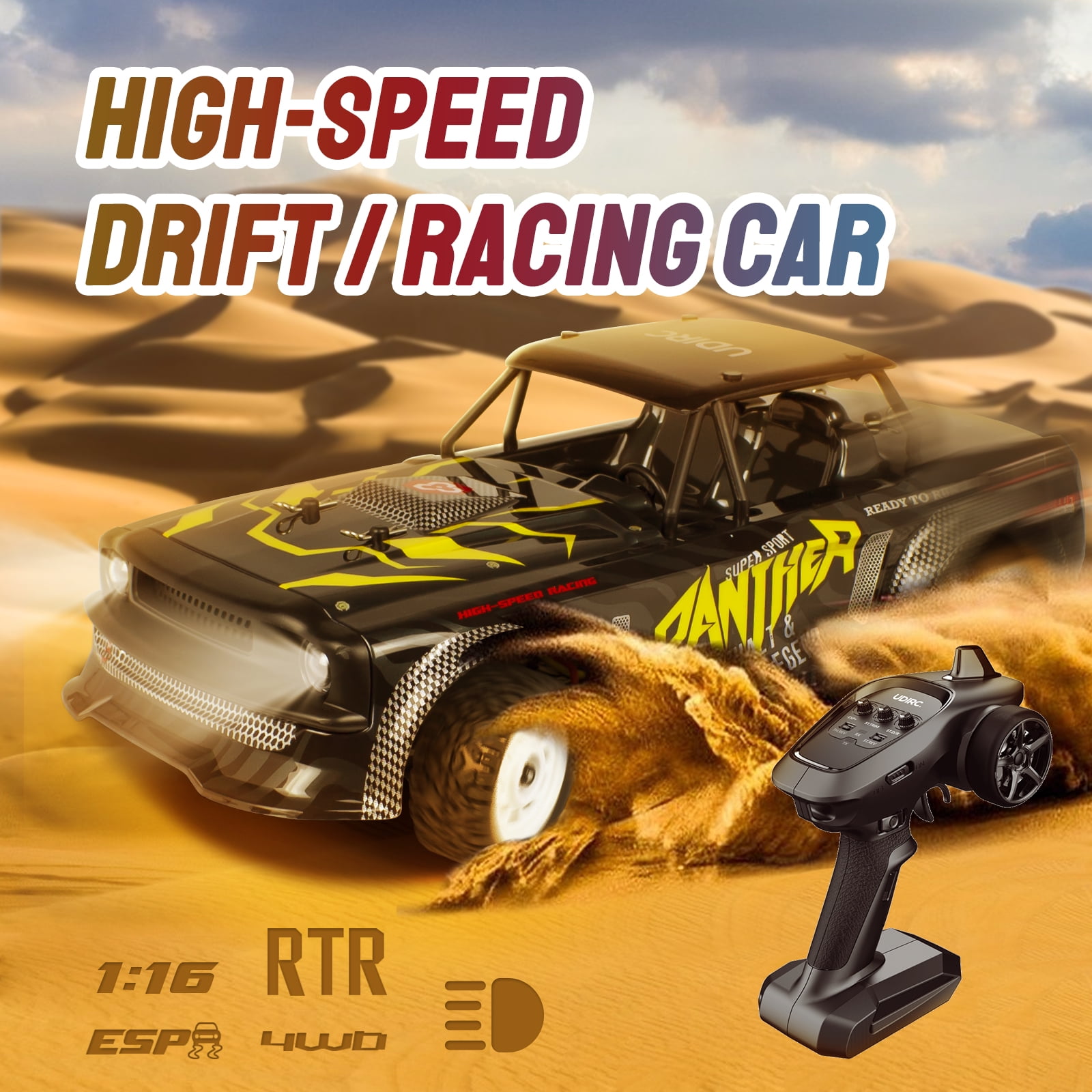 Hight Speed RC Racing Car Sport Drift Vehicle 1/16 RC Car for Kids