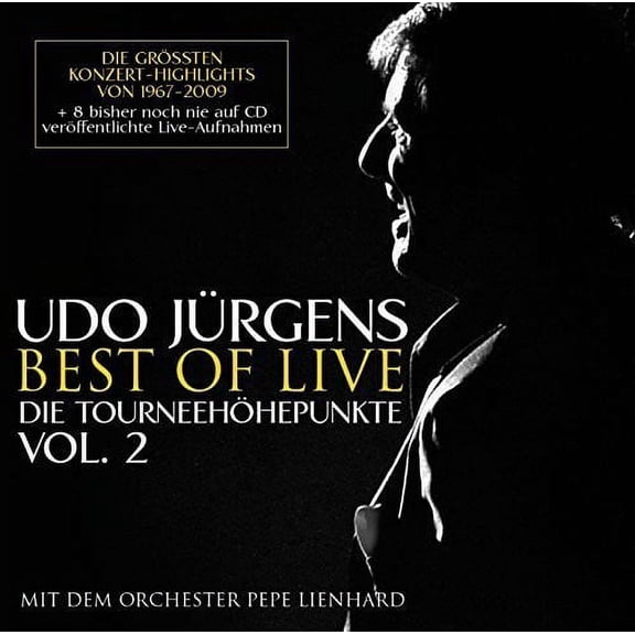 Udo Jurgens - Best of Live: Die Tourneehohepunkte Vol. 2 - Music & Performance - CD