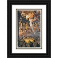 thumbnail image 1 of Udo Keppler 11x14 Black Ornate Wood Framed Double Matted Museum Art Print Titled: Away with that Life-Net! (1911), 1 of 5