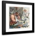 thumbnail image 1 of Udo Keppler 12x13 Black Modern Framed Museum Art Print Titled - A Christmas Call (1904), 1 of 5