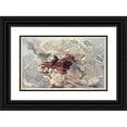 thumbnail image 1 of Udo Keppler 14x11 Black Ornate Wood Framed Double Matted Museum Art Print Titled: Privileged Sport (1909), 1 of 5