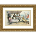 thumbnail image 1 of Udo Keppler 14x11 Gold Ornate Wood Frame and Double Matted Museum Art Print Titled - The Next Step, as it Looks Now (1898), 1 of 4