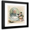thumbnail image 1 of Udo Keppler 15x16 Black Modern Framed Museum Art Print Titled - A Hint to the Democratic Convention (1900), 1 of 5
