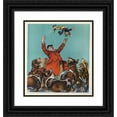 thumbnail image 1 of Udo Keppler 15x16 Black Ornate Wood Framed Double Matted Museum Art Print Titled - Hurry, William, and Hook Me Up! (1910), 1 of 5