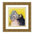 thumbnail image 1 of Udo Keppler 15x16 Gold Ornate Wood Frame and Double Matted Museum Art Print Titled - Hurry, William, and Hook Me Up! (1910), 1 of 4