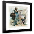 thumbnail image 1 of Udo Keppler 15x17 Black Modern Framed Museum Art Print Titled - A Puzzling Phenomenon (1898), 1 of 5