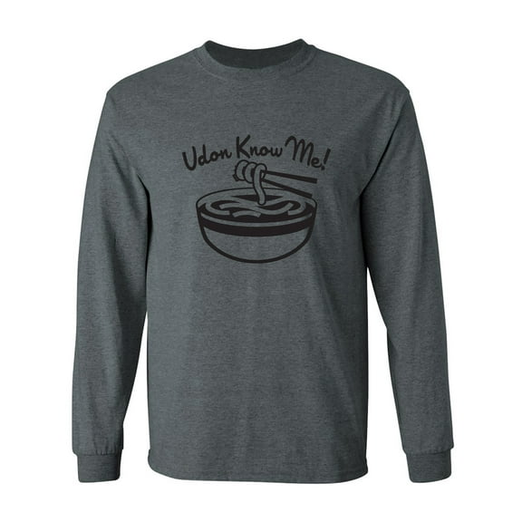 Udon Know Me! Adult Long Sleeve T-shirt