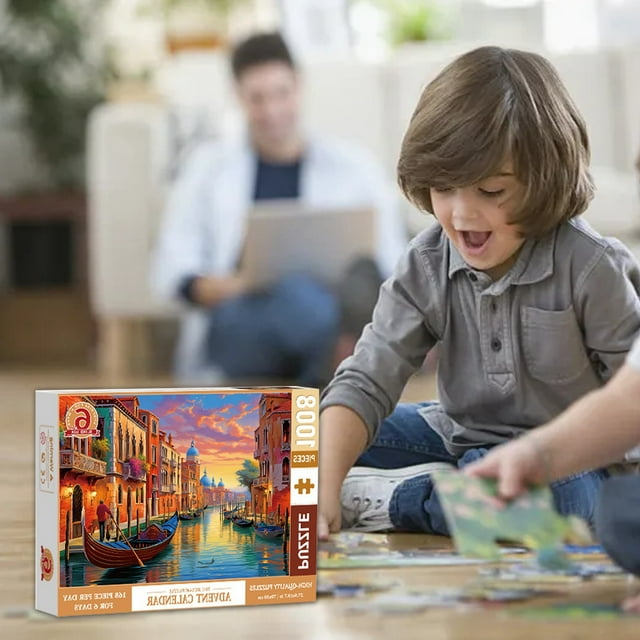 Udongla Blind Special Shaped Puzzle Mom Advent Calendar 2024 Advent