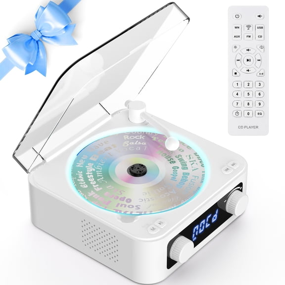 Udreamer Portable CD Players for Home Stereos, Home CD player Portable,CD player with Bluetooth,FM,Stereo Speakers | Lighting