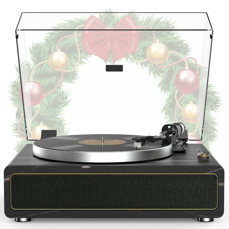 All in one turntable with speakers 2025