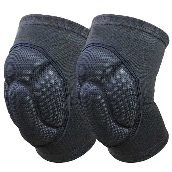 Ueasy 1 Pair Protective Knee Pads Basketball Volleyball Football Crashproof Antislip Leg Knee Sleeve