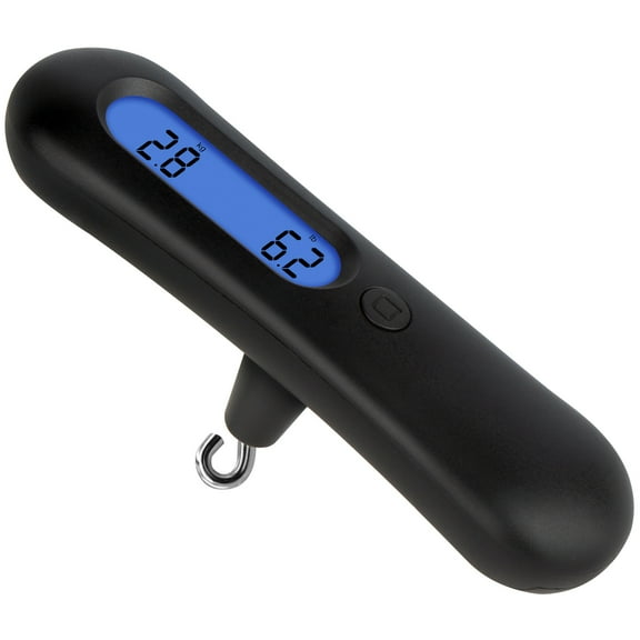 Ueasy 2-in-1 Digital Bow Scale, 110lbs/50kg Capacity with Backlight LCD Screen (Battery + Spare Hook & Lanyard Included)