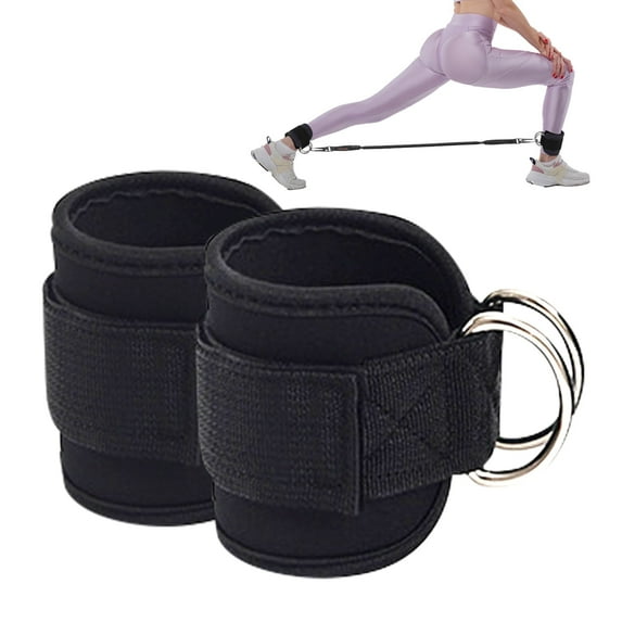 Ueasy Ankle Strap for Cable Machine - One Size Fit with Premium Padding, Glute Kickback Ankle Strap, Ankle Cable Straps for Workout, Booty Workout, Leg Extension, Hip Abductors & Lower Body Exercises
