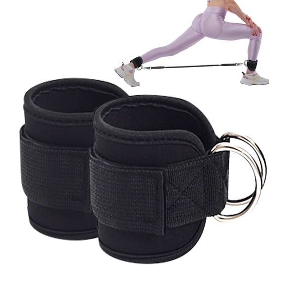 Ueasy Ankle Strap for Cable Machine - One Size Fit with Premium Padding, Glute Kickback Ankle Strap, Ankle Cable Straps for Workout, Booty Workout, Leg Extension, Hip Abductors & Lower Body Exercises