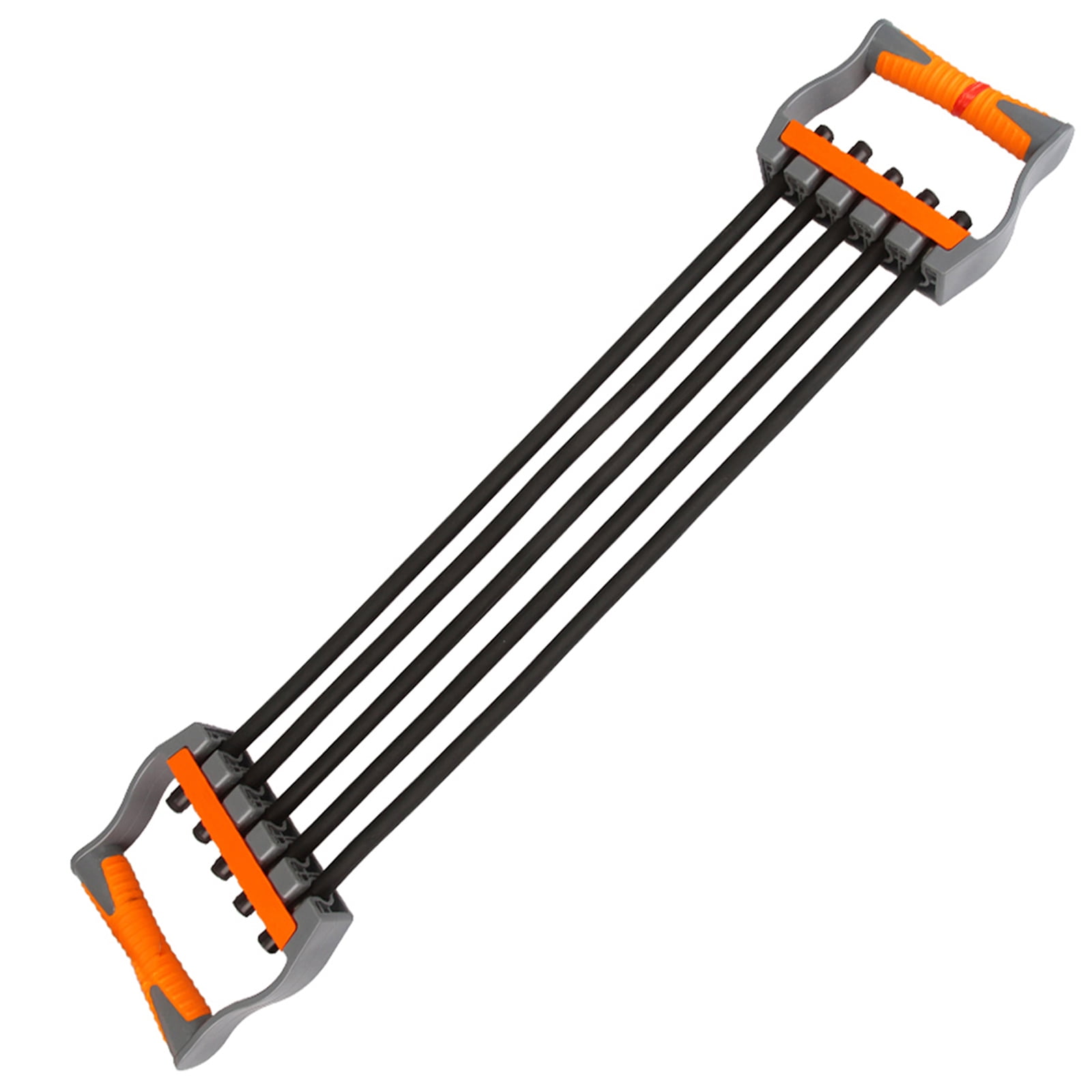 Ueasy Chest Expander Puller Fitness Resistance Bands Adjustable Pull Strength Muscle Exerciser with 5 Tubes for Home Fitness Muscle Training